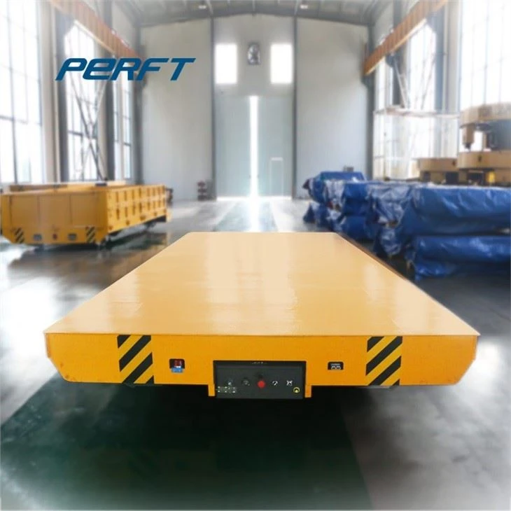 Railway-type Flat Cars To Move Heavy Duty Beams